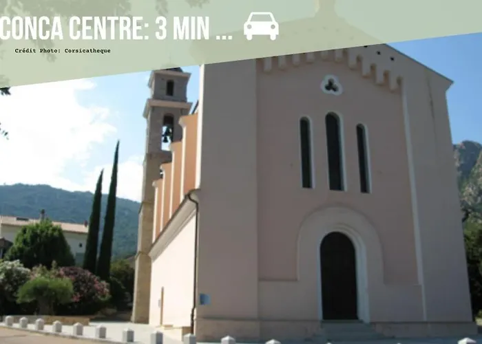 A Funtanella 100m2, Paisible, Vue Apartman Conca